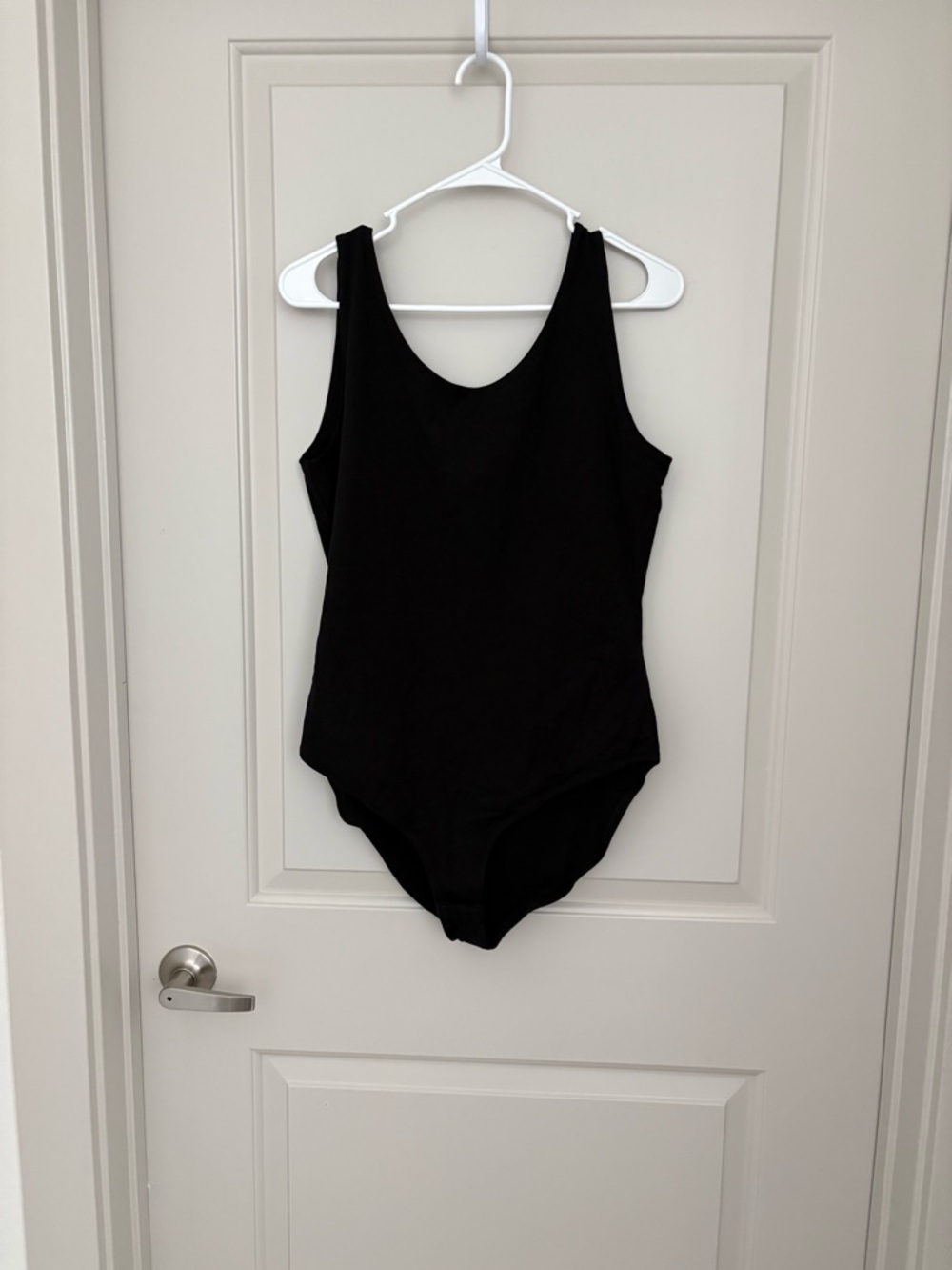 Pact Organic Cotton Bodysuit NWOT Black Sleeveless - Picture 3 of 5